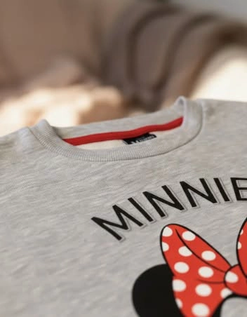 POLERON MINNIE MOUSE TALLA 8 GRIS - 3