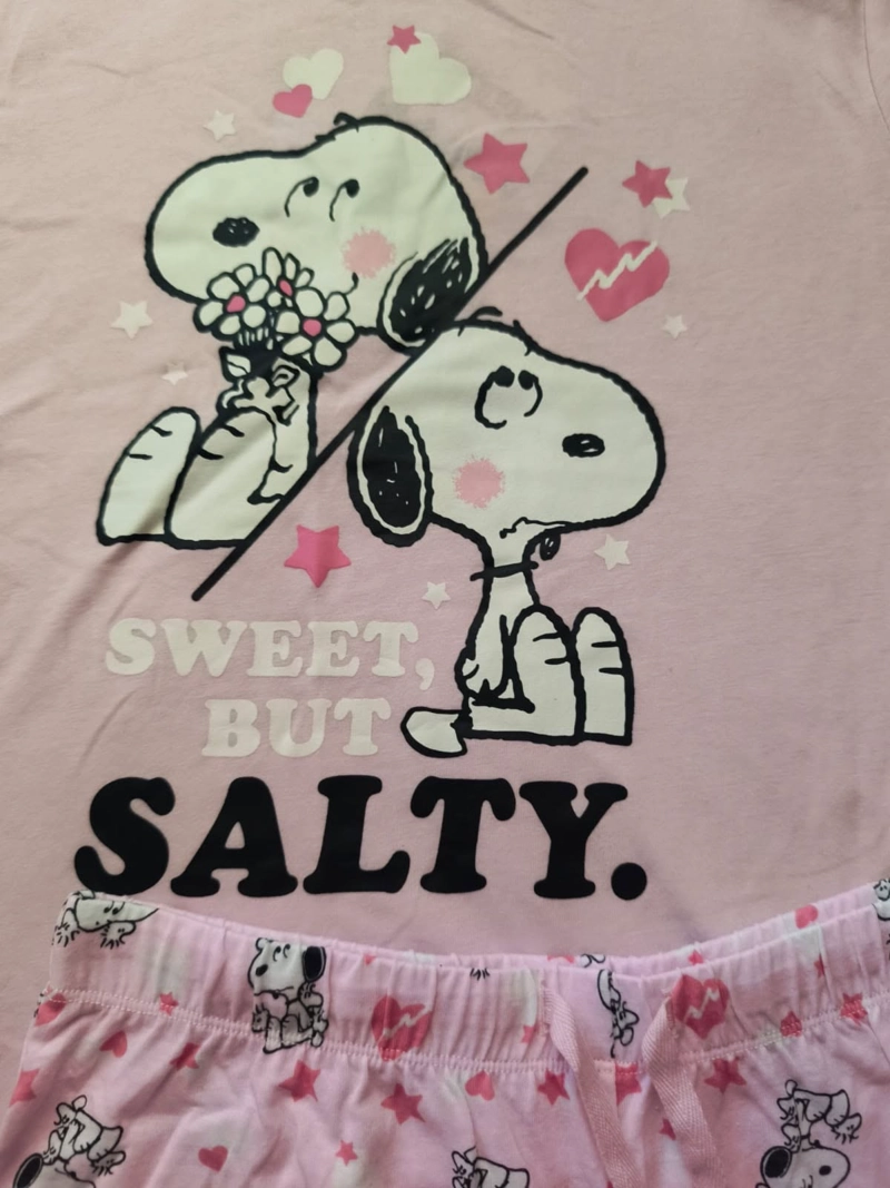 PIJAMA SNOOPY TALLA 14 COLOR ROSA - 3