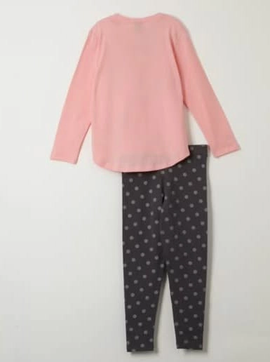 CONJUNTO MINNIE MOUSE TALLA 8 POLERA Y CALZA - 3