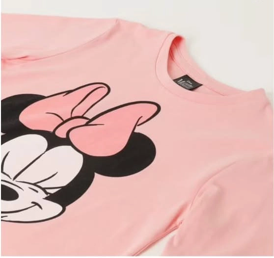 CONJUNTO MINNIE MOUSE TALLA 8 POLERA Y CALZA - 4
