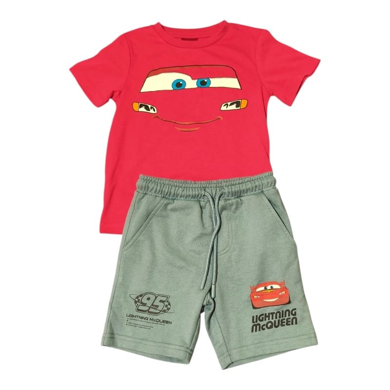 CONJUNTO CARS POLERA Y SHORT TALLA 3 - 2