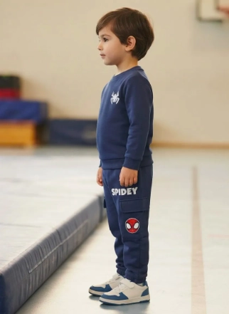 PANTALON DE BUZO SPIDEY ESTILO CARGO TALLA 3 - 1