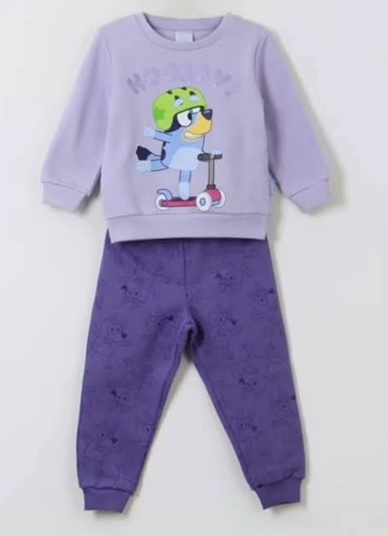 CONJUNTO BLUEY POLERON Y PANTALON TALLA 3 - 1