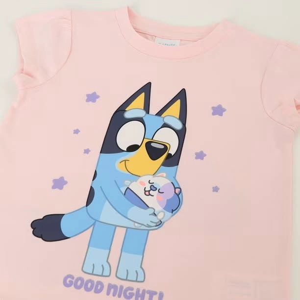 PIJAMA BLUEY TONOS ROSADOS TALLA 3 - 4