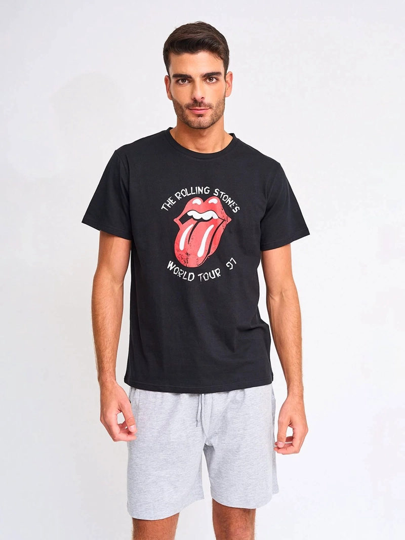 PIJAMA ROLLING STONE TALLA M CAJA METALICA - 1