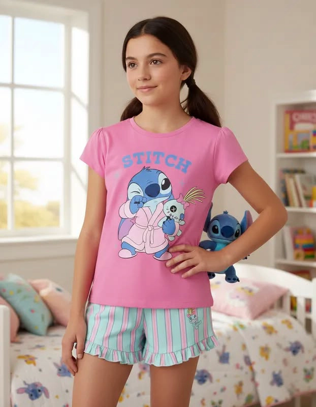 PIJAMA STITCH DE VERANO TALLA 6 DISNEY - 1