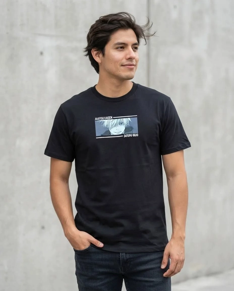 POLERA JUJUTSU KAISEN SATORU GOJO TALLA L - 1