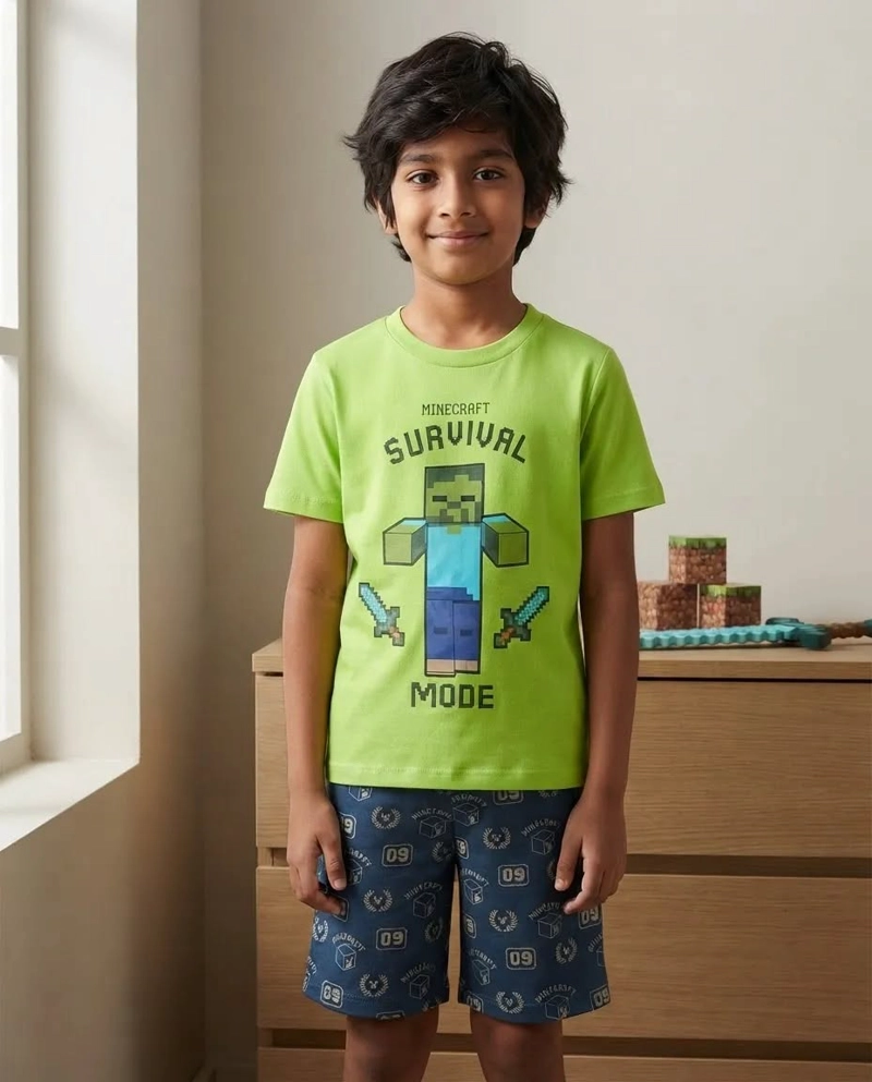 PIJAMA MINECRAFT DE VERANO TALLA 6 - 1