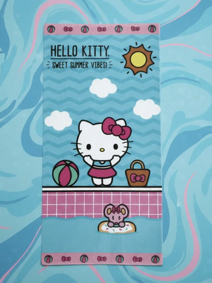 TOALLA HELLO KITTY 100% MICROFIBRA - 2
