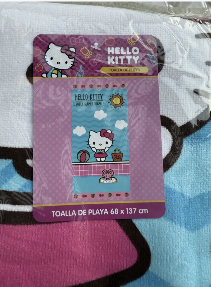 TOALLA HELLO KITTY 100% MICROFIBRA - 3