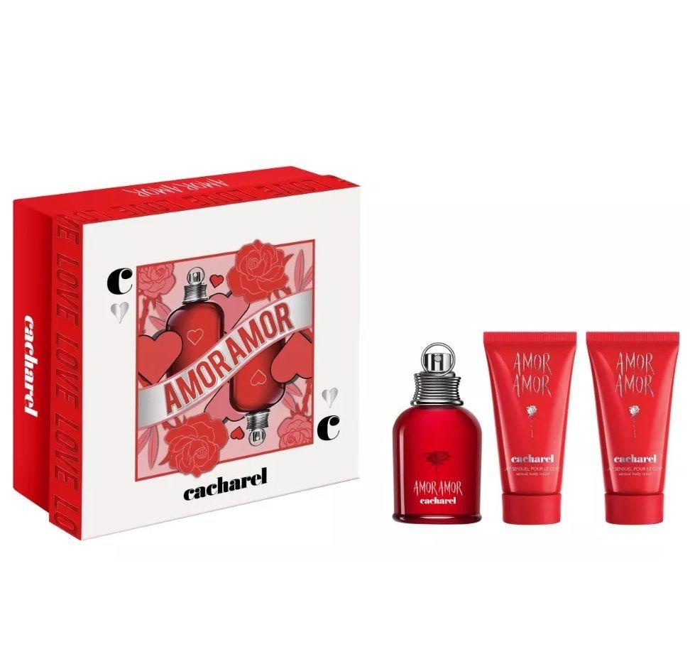 PERFUME SET CACHAREL AMOR AMOR 50 ML EDT + 2 X 50 ML BODY LOTION - 1