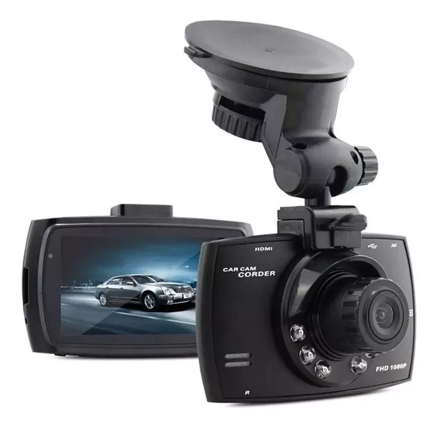 FRONTAL CÁMARA SEGURIDAD AUTO PANTALLA 2.7IN DVR FULL HD1080 - 1