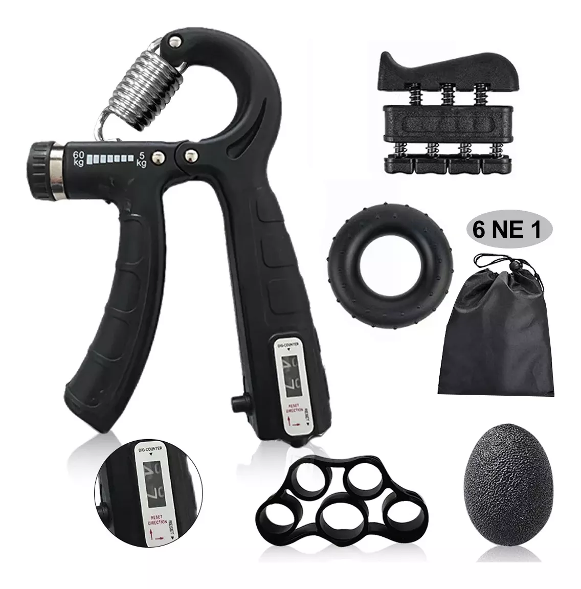 HAND GRIP SET PINZA RESISTENCIA HAND GRIP EJERCICIO MUÑECA - 1