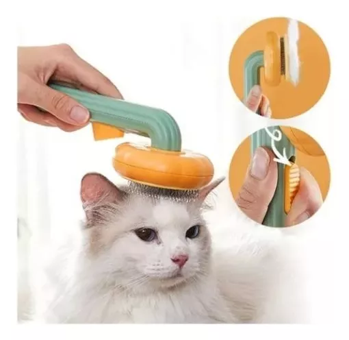 CEPILLO PARA PERRO Y GATO ELIMINA PELOS - 1