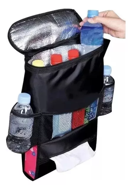 ORGANIZADOR PARA ASIENTO DE AUTO CON COMPARTIMIENTO TÉRMICO - 1
