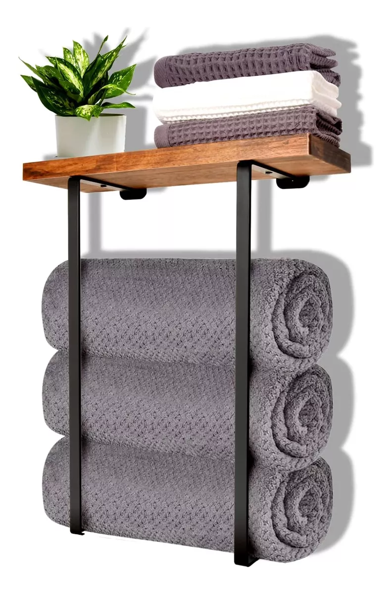 ESTANTE DE BAÑO PARA TOALLAS DE BAÑO Y TOALLITAS - 1