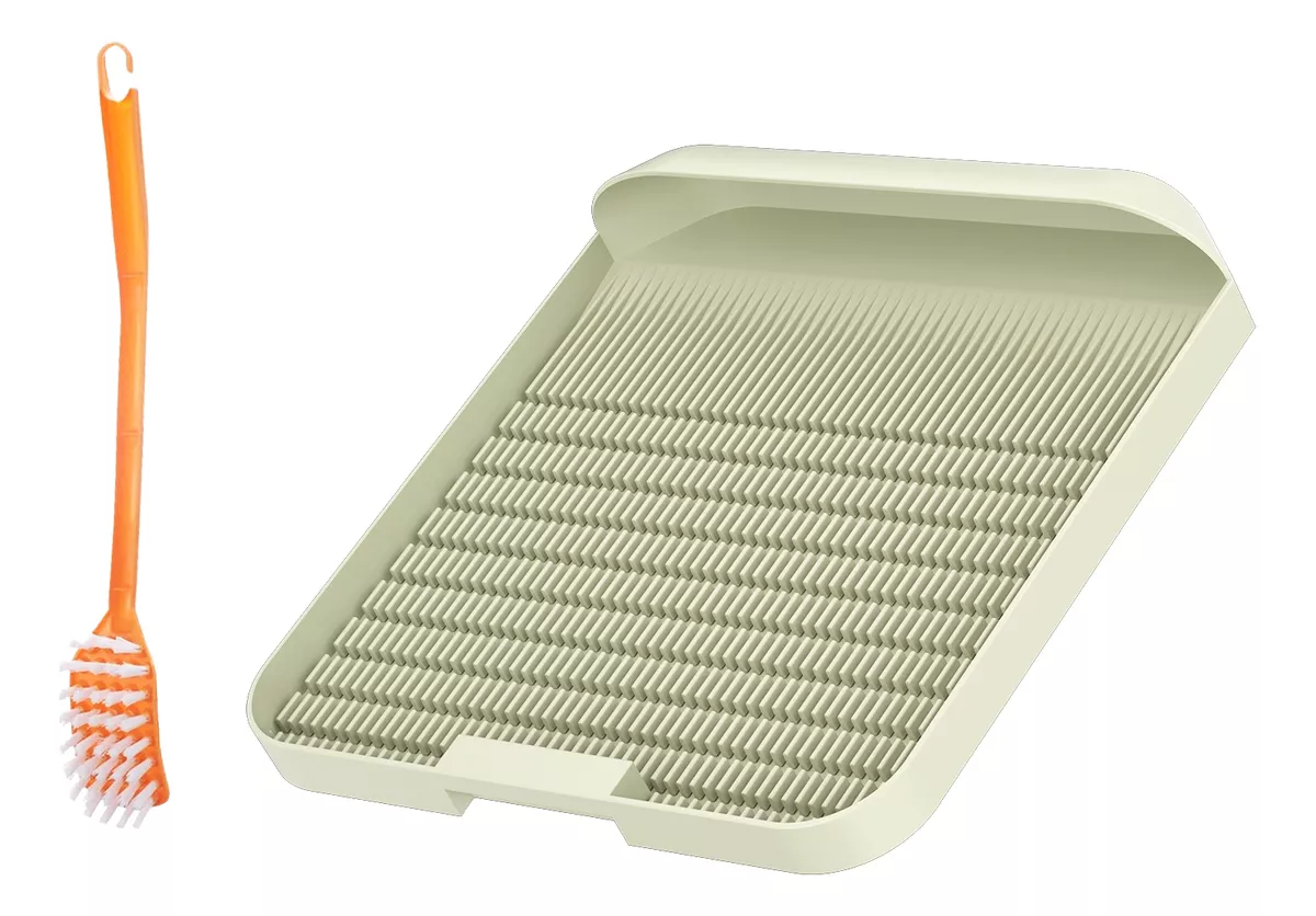 ALFOMBRA TAPETE IMPERMEABLE DE ARENA PARA GATOS 37*37 CM - 1