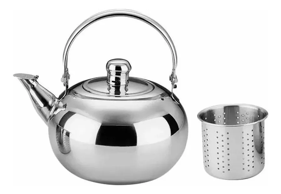 TETERA 600ML ACERO INOXIDABLE CON FILTRO TÉ INFUSIONES AGUA - 1