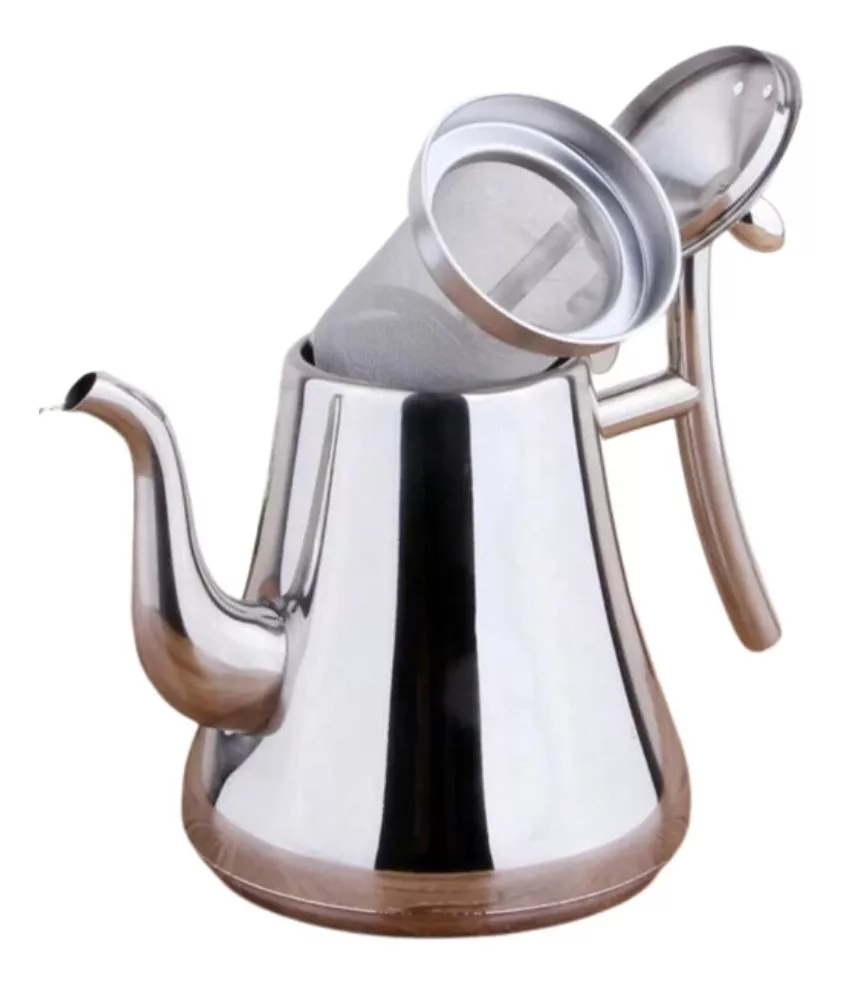 TETERA TÉ ACERO INOXIDABLE 1.5 LITRO CON FILTRO TE INFUSIONE - 1