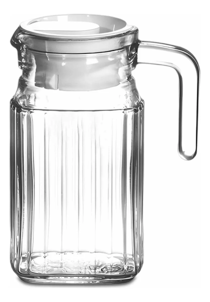 TETERA INFUSORA 500ML VINTAGE VIDRIO TEMPLADO + 4 TACITAS - 1