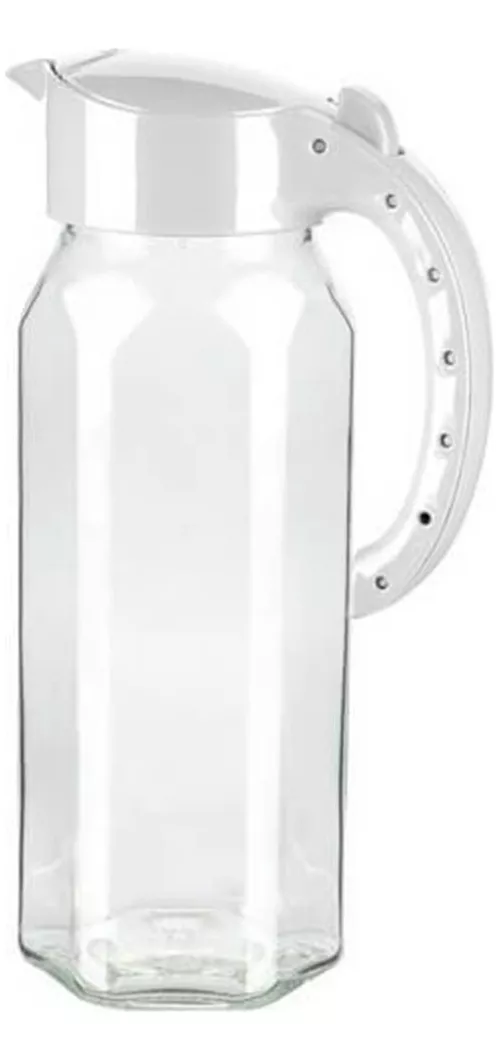 JARRA DE VIDRIO 1.5 LITROS PARA AGUA JUGOS BEBIDAS - 1