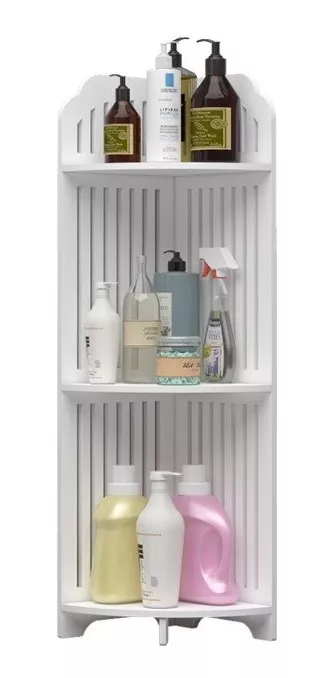 ESTANTE ESQUINA PARA BAÑO COCINA ORGANIZADOR 80CMX20CMX20CM - 1