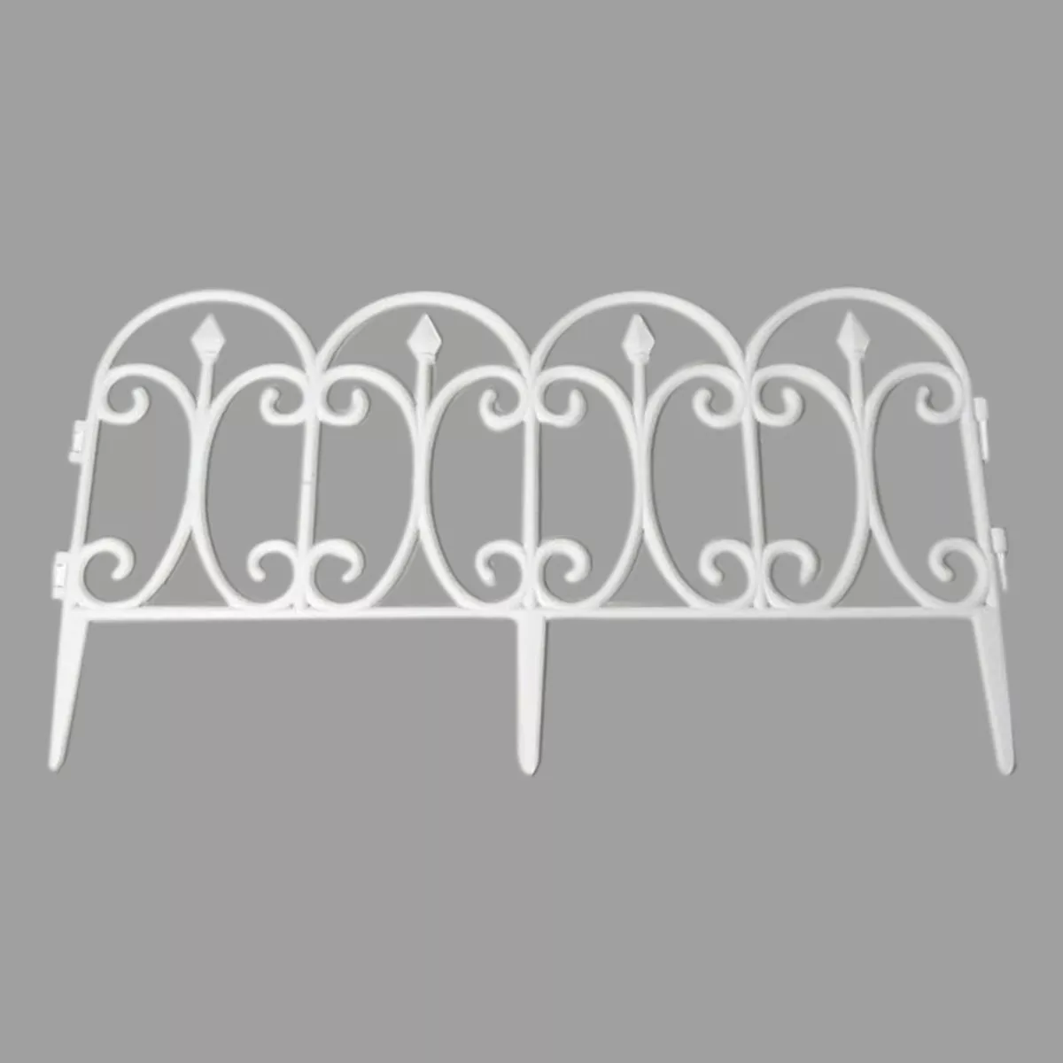 REJA PARA JARDÍN DE PLÁSTICO 60CM COLOR BLANCO - 1