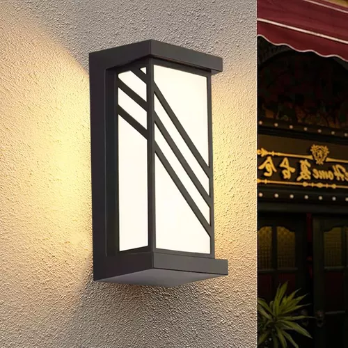 LÁMPARA DE PARED MODERNA LED PARA EXTERIORES IMPERMEABLE - 1