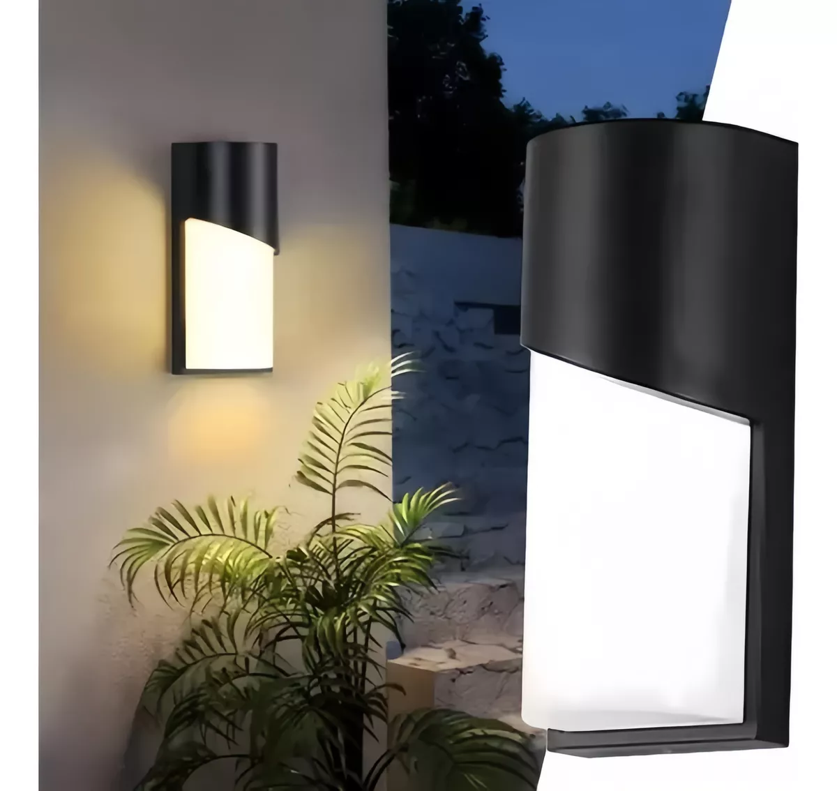 APLIQUES DE PARED IMPERMEABLE APTA PARA INTERIOR Y EXTERIOR - 1