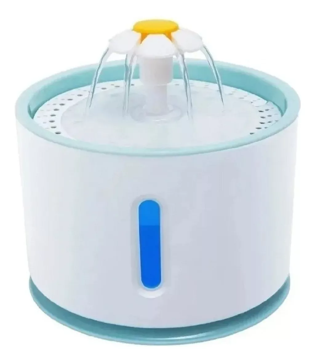 BEBEDERO PARA MASCOTAS AUTOMÁTICO GENÉRICA USB CON CAPACIDAD DE 2.4L COLOR BLANCO 220V - 1