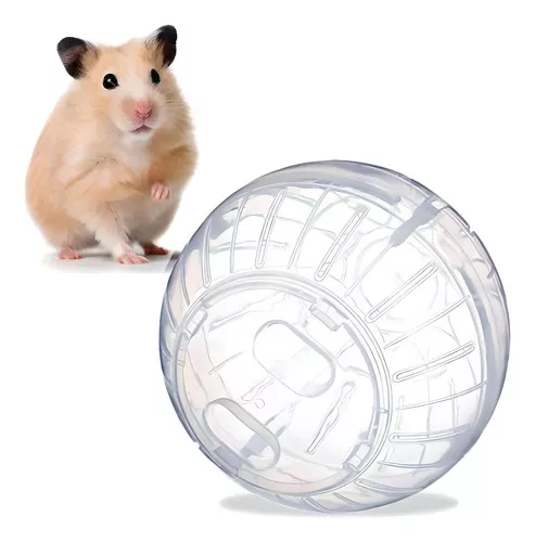 BOLA ESFERA HÁMSTER 12CM ROEDORES RATONCITO TRANSPARENTE - 1