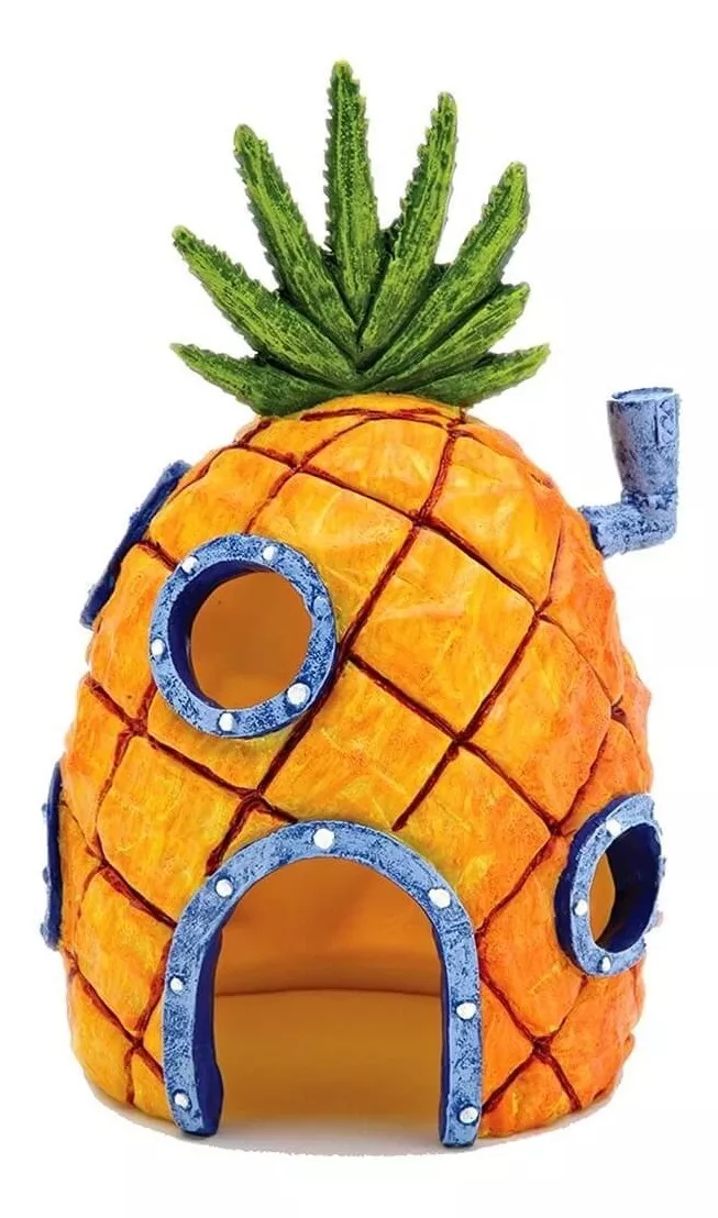 ADORNO PARA ACUARIO PIÑA BOB ESPONJA - 1