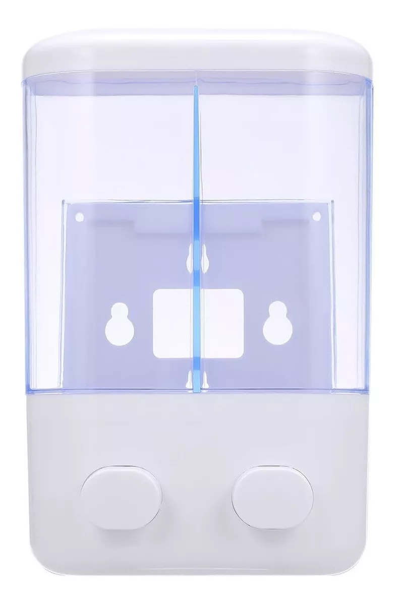 DISPENSADOR DE JABÓN DOBLE LAVALOZA ALCOHOL GEL 800ML - 1