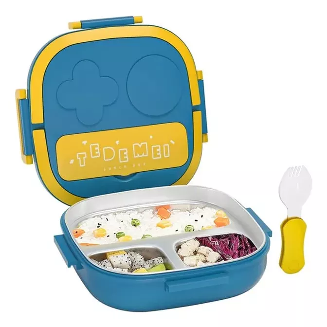 TAPER PARA COMIDA REUTILIZABLE FUENTE COLACION VIANDA NIÑOS - 1