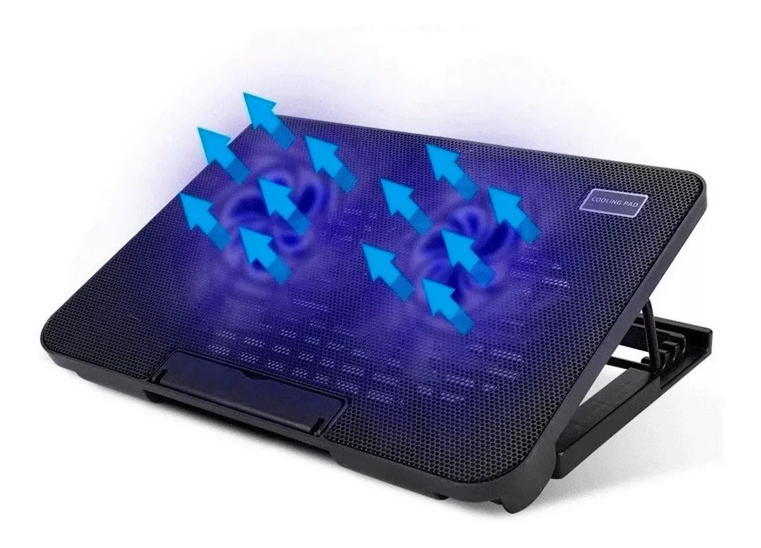BASE ENFRIADORA NOTEBOOK GAMER COOLER VENTILADOR ENFRIADOR - 1