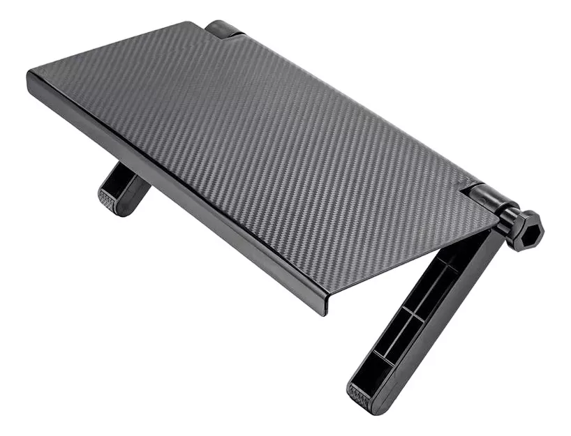 ESTANTE SUPERIOR PARA PANTALLAS TV O PC AJUSTABLE REPISA COLOR NEGRO - 1