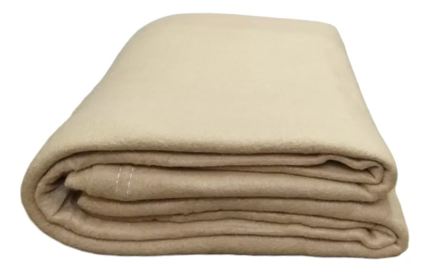 FRAZADA DE POLAR 2 PLAZAS 200X230CM MANTA UNICOLOR - 1