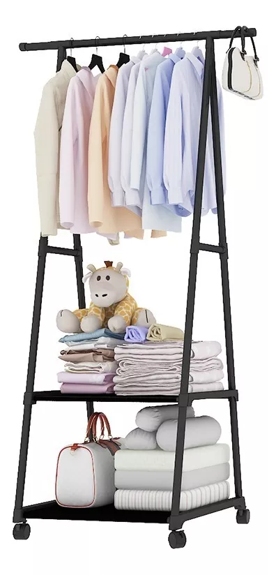 PERCHERO COLGADOR ORGANIZADOR BAÑO 55X42X160 - 1
