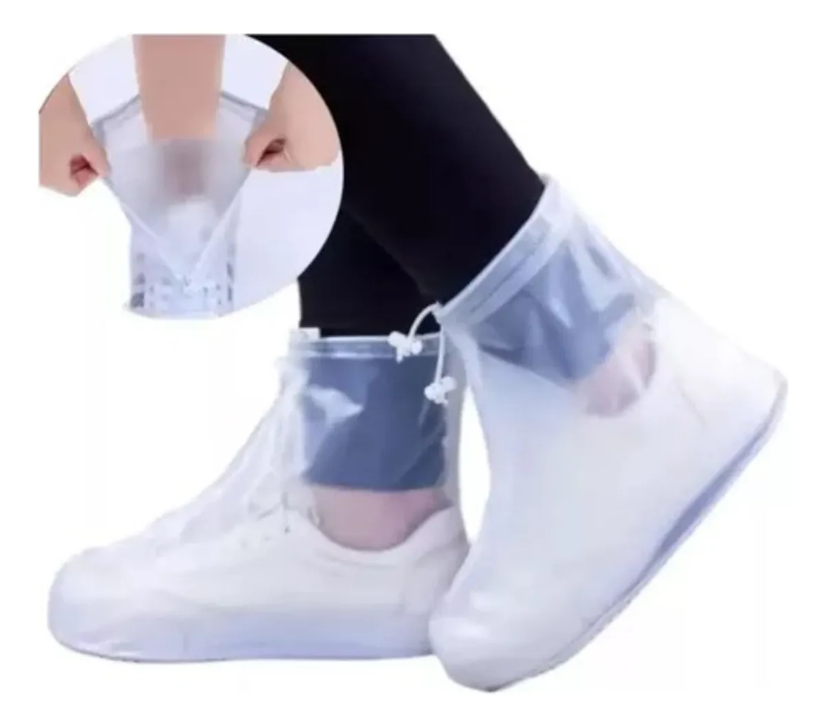 CUBRE CALZADO IMPERMEABLE ZAPATILLAS PARA LLUVIAS - 1