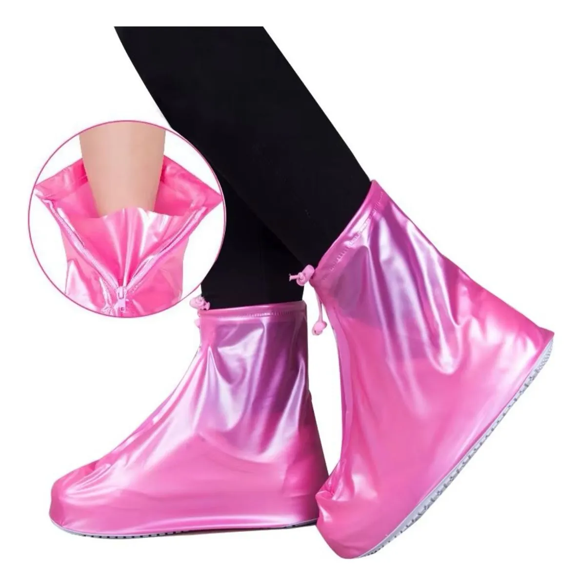 CUBRE CALZADO IMPERMEABLE ZAPATILLAS PARA LLUVIAS - 1