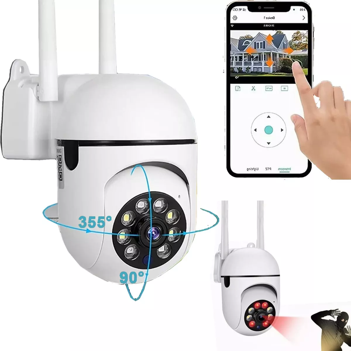5G CÁMARA DE SEGURIDAD WIFI AUDIO BIDIRECCION CON ALARMA - 1