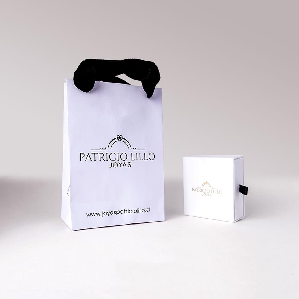 AROS ABRIDORES CON PIEDRA ROSADA EN ORO 14K POR JOYAS PATRICIO LILLO - 3