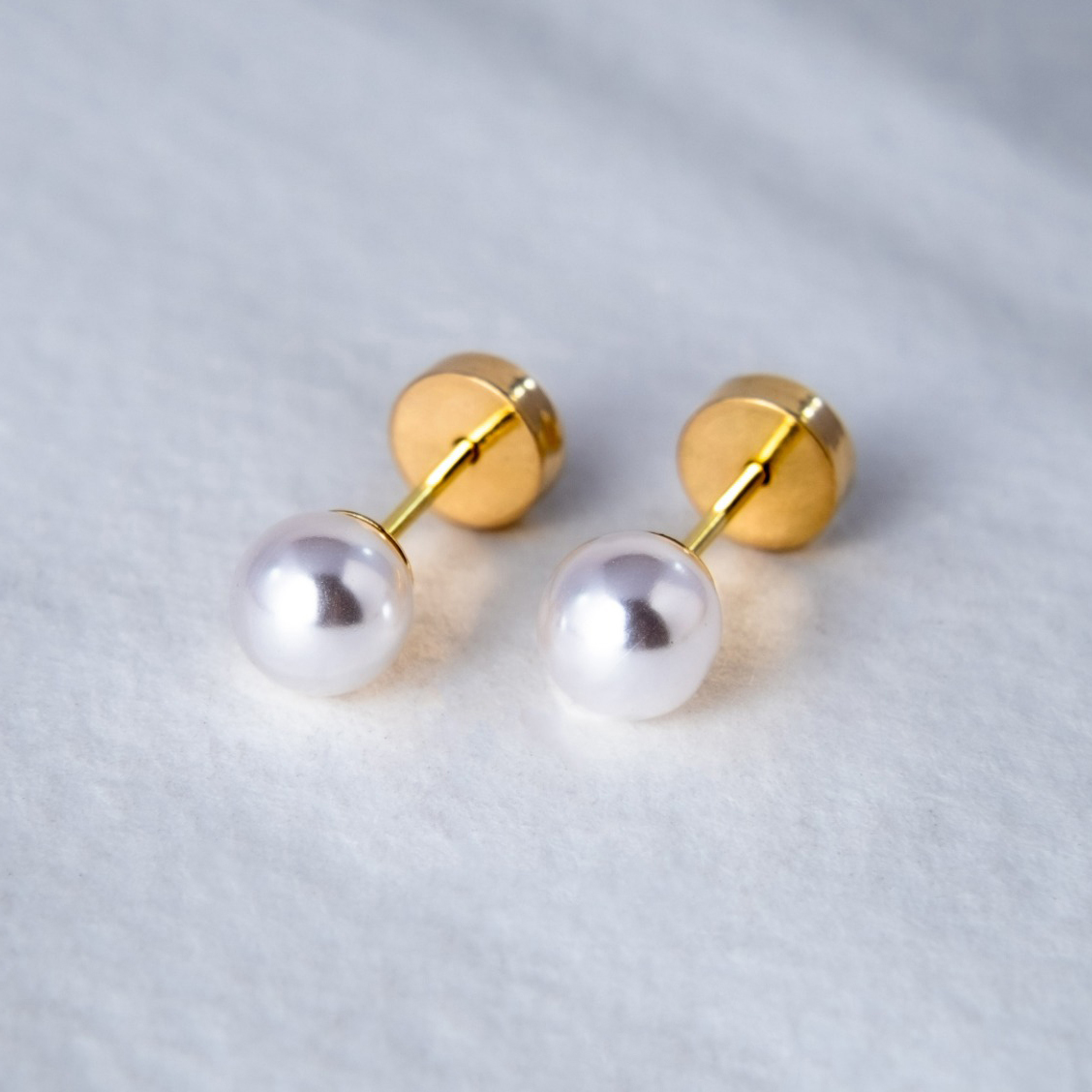 AROS ABRIDORES CON PERLA 2 EN ORO 14K POR JOYAS PATRICIO LILLO - 1