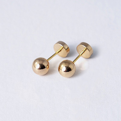 AROS ABRIDORES BOLITA 2 EN ORO 14K POR JOYAS PATRICIO LILLO - 1
