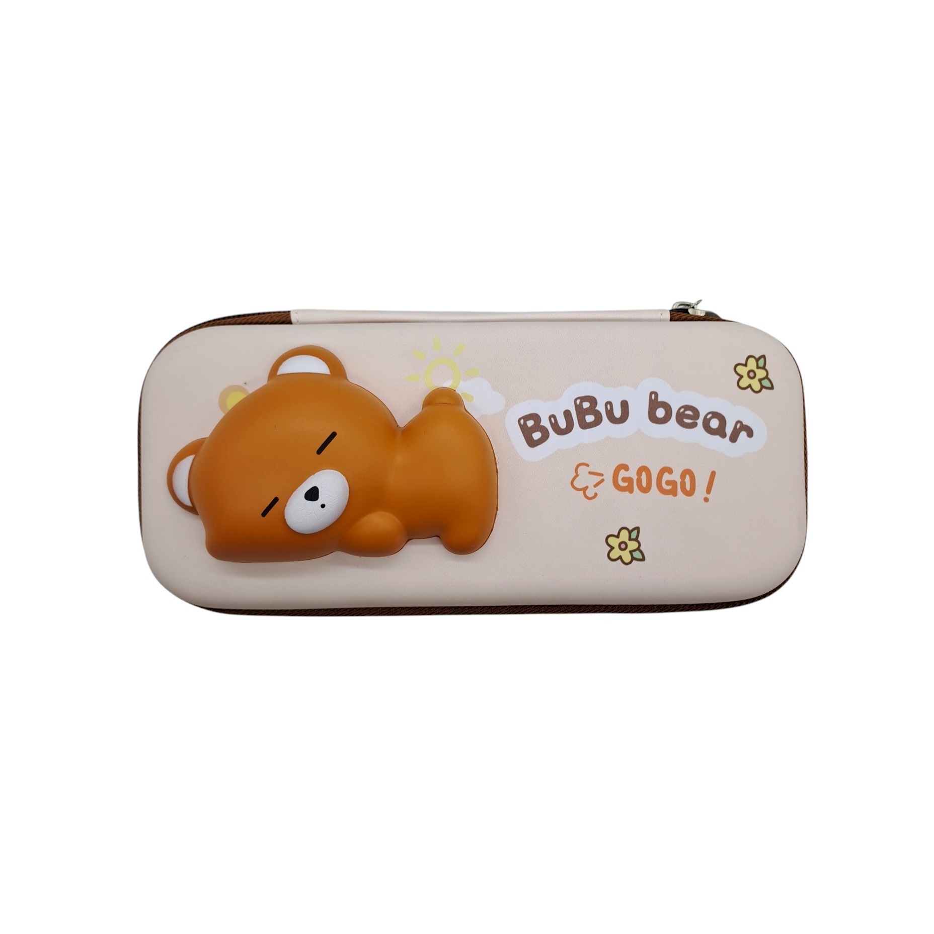 ESTUCHE PARA LAPICES RECTANGULAR DISEÑO BUBU BEAR 3D - 1