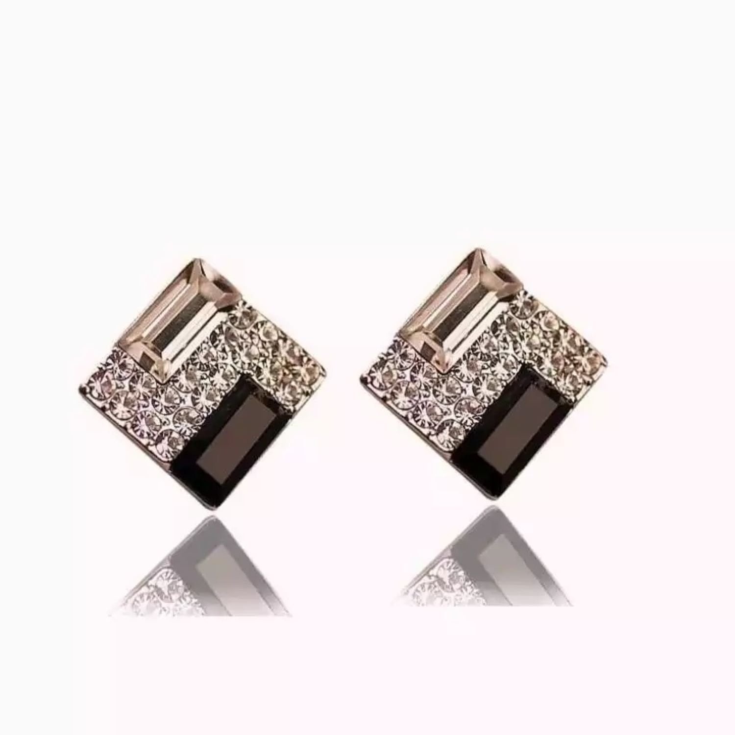 AROS PENDIENTES DISEÑO CUADRADO - 1