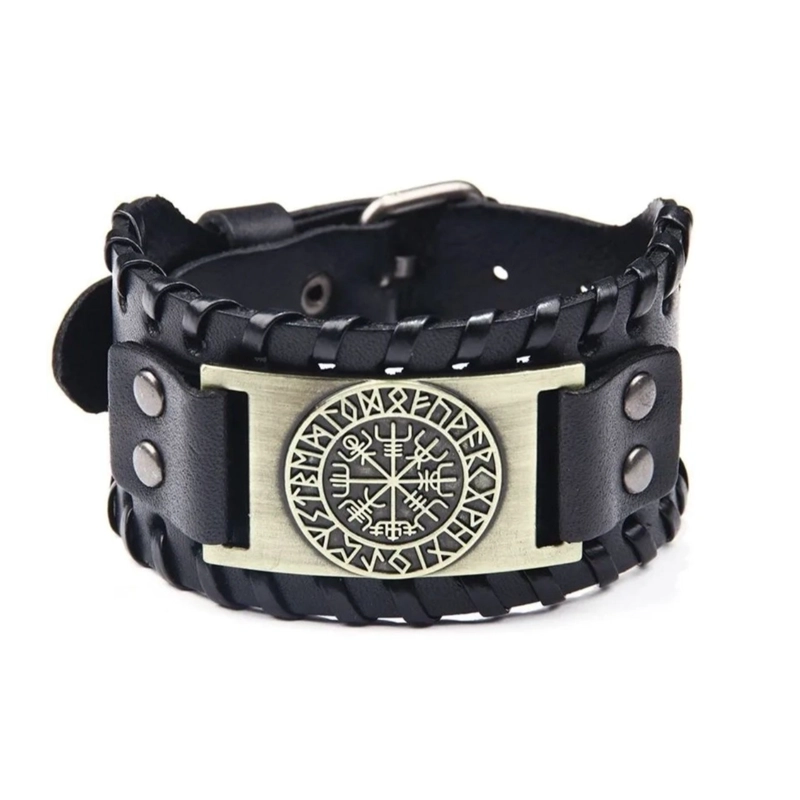 PULSERA VIKINGA EN COLOR NEGRO - 1