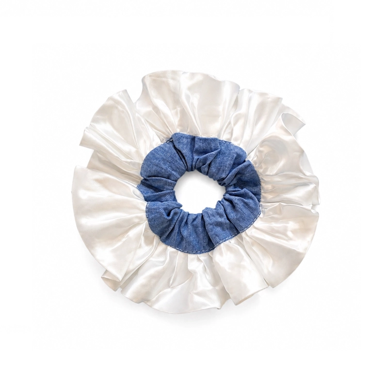 MAXI COLET SCRUNCHIE SATIN 22 CMS DIAMETRO - 1
