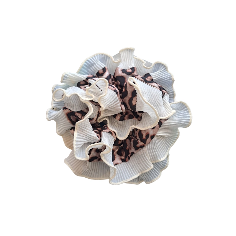 SCRUNCHIE RUMBA DOBLE COLET XL COLOR BLANCO - 1