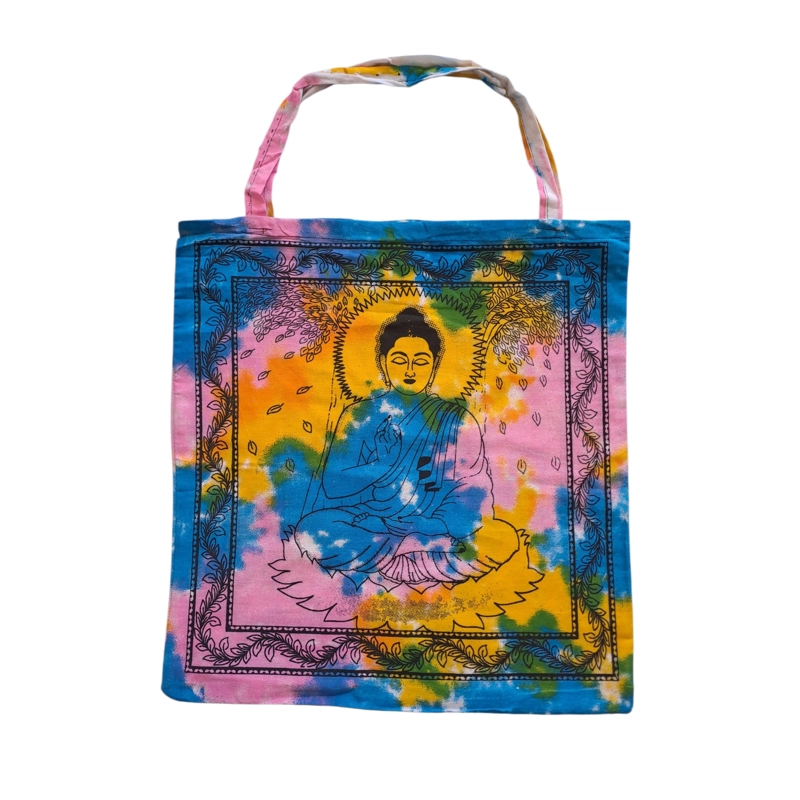 BOLSA DE TELA PARA COMPRAS BOLSA DE MANO MULTIUSO DISEÑO HINDU - 1